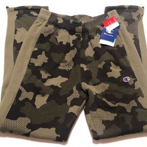 Champion Joggers Sweatpants Mens Small Camo